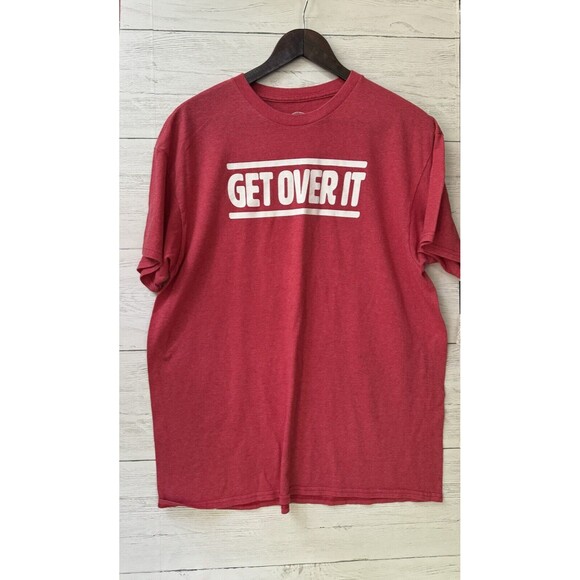 DOM Get Over It Shirt Mens Large - Picture 1 of 7